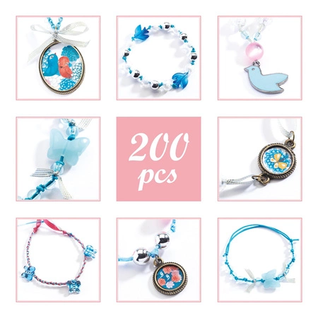 Zest. do tworzenia biżuterii PERŁY I PTAKI DJ09806