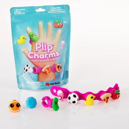 Fat Brain Toy Biżuteria Plip Charms. Zestaw Różowy