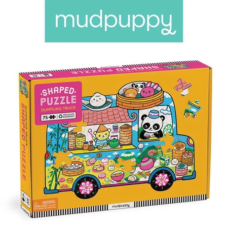 Mudpuppy Puzzle konturowe Food Truck 75 elementów 5+