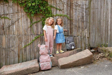 Lassig Plecak na kółkach z odczepianym stelażem 2w1 About Friends Szynszyla