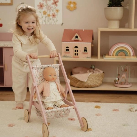 Little Dutch Wózek drewniany dla lalek FSC LD7064