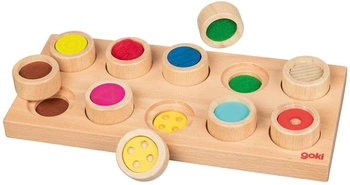 Memo dotykowe, układanka, 10 elementów, 56895-goki