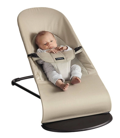 BABYBJORN - leżaczek BALANCE SOFT - Khaki / Beżowy