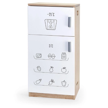 Drewniana Lodówka Zamrażarka dla dzieci AGD Viga Toys