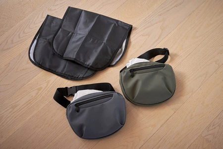 Baby Dan - Mini torba do przewijania z przewijakiem, szara