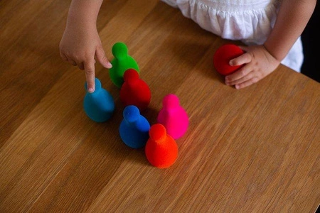 Rubbabu Zestaw do gry w kręgle sensoryczny mały