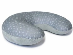 Poduszka do karmienia welurowa ciemnoszary&piaskowy PIAPIMO