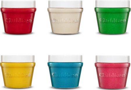 ChildGen, Naturalna ciastolina w słoiczkach - zestaw 6 kolorów