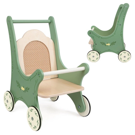 CLASSIC WORLD Drewniany Wózek Vintage dla Lalek