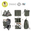 Lassig Green Label Plecak dla mam z akcesoriami Rolltop Up Backpack olive