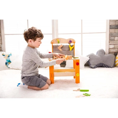 CLASSIC WORLD Drewniany Warsztat z Narzędziami 37 el.