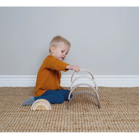 Piramida tęcza, kreatywna układanka Jabadabado