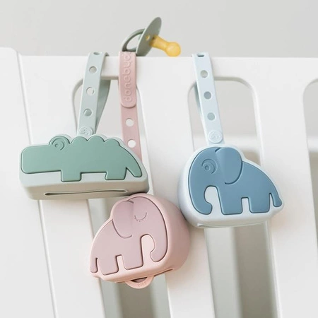 Done by Deer Etui na Smoczek Słonik Elphee Blue