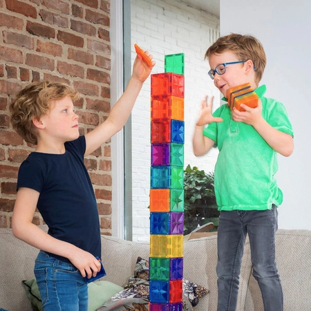 COBLO, magnetyczne klocki konstrukcyjne Basic 100 + 10 brokat GRATIS EDYCJA LIMITOWANA