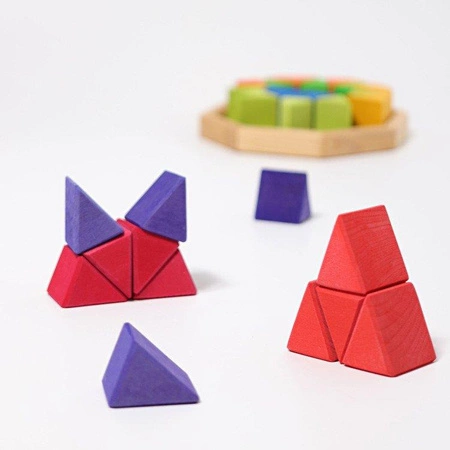 Układanka Ośmiokąt, kolorowy, 3+, Grimm's