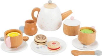 Zestaw do herbaty Chwilka zapomnienia 11214-Small Foot Design, Zabawki drewniane