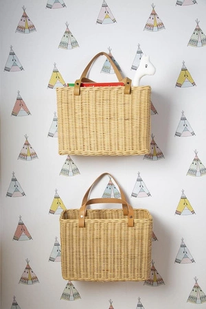 Childhome Kosz wiszący do przechowywania Natural