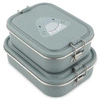 Mały stalowy lunch box - Rekin Trixie Baby