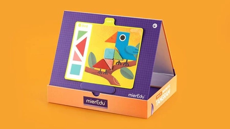 mierEdu Tangram magnetyczny - gra edukacyjna Poznaję kształty ME330A