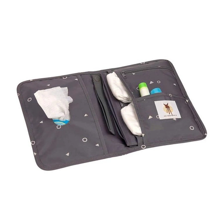 Lassig Casual Label Przewijak podróżny z etui na akcesoria Universe anthracite