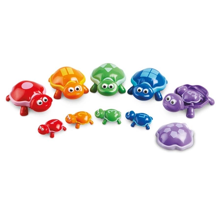 Figurki do nauki liczenia, kolorów i kształtów, Żółwie