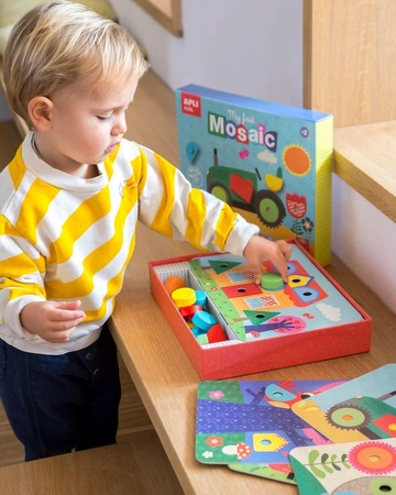 Moja pierwsza drewniana mozaika Apli Kids