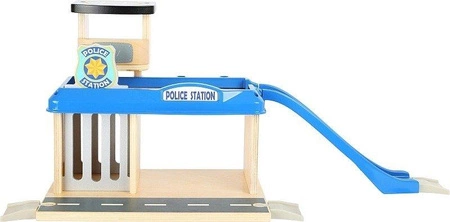 Drewniana siedziba policji 10899-Small Foot World, dodatki do kolejki