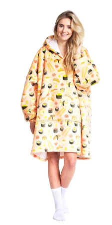 Bluza koc Oversize Sushi Cozy Noxxiez CH351