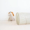 3 Sprouts Tunel do Zabawy Gingham Beige