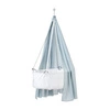 LEANDER - długie pasy do kołyski Leander Classic™ z materacem, białe