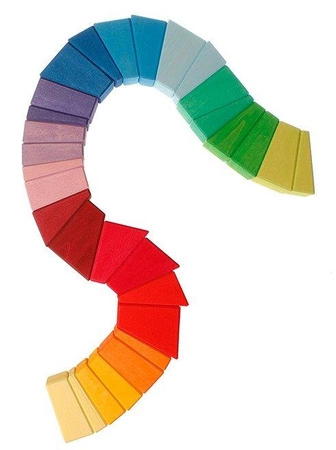 Układanka Ukośne Bloki, kolorowe, 3+, Grimm's