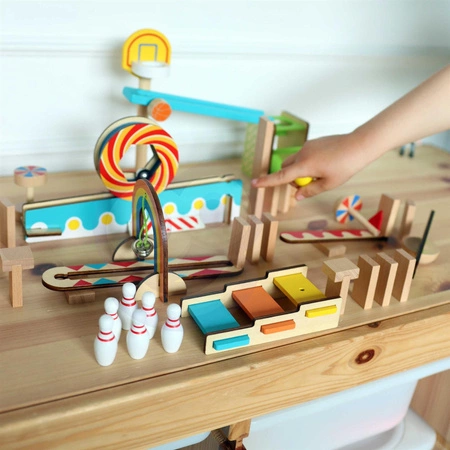 TOOKY TOY Klocki Do Budowania Domino Układanka