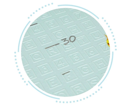 Mata piankowa edukacyjna dwustronna składana duża torba