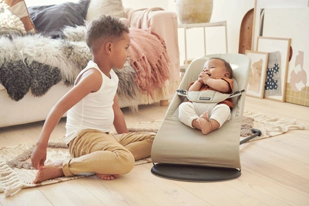 BABYBJORN - leżaczek BALANCE SOFT - Khaki / Beżowy