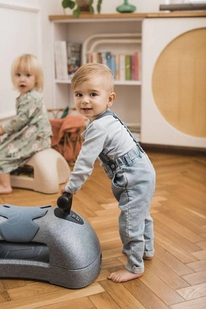 SCOOTANDRIDE My First Ewolucyjny jeździk pchacz 3w1 6 m+ Steel