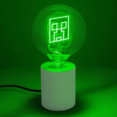 Minecraft Creeper lampka - żarówka neonowa (wysokość: 24,3 cm)