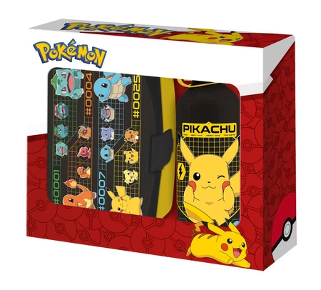 Zestaw śniadaniówka + bidon Pokemon 500ml