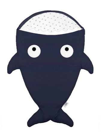 Baby Bites Śpiworek Shark (1-18 m) Boats Navy Blue