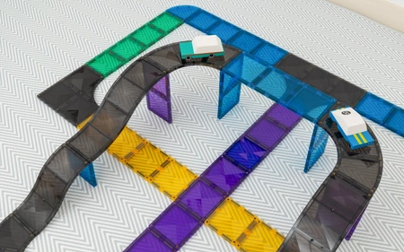 Connetix - Klocki magnetyczne Ramps & Intersections Pack - 16 el.