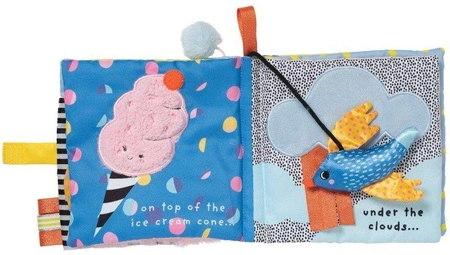 Miękka książeczka dla niemowlaka Trzepoczący ptaszek 158700-Manhattan Toy, zabawki dla najmłodszych