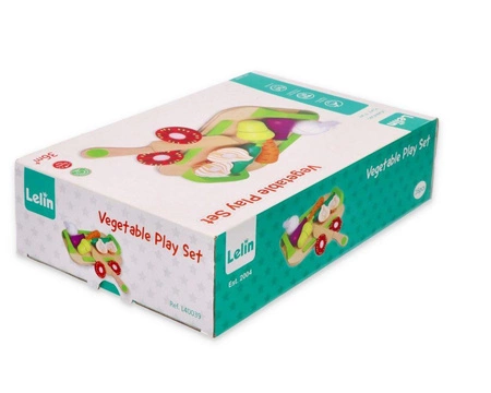 Zestaw - drewniane warzywa do krojenia