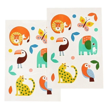 Tatuaże zmywalne dla dzieci, Dzikie zwierzęta, Rex London