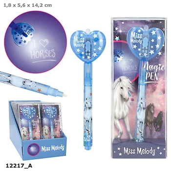 Magiczny długopis Miss Melody z latarką LED 12217A