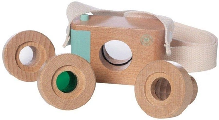 Drewniany aparat fotograficzny Natural Historian 218390-Manhattan Toy, kalejdoskop dla dzieci