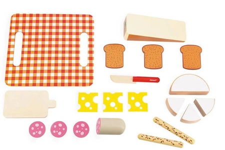 Zestaw francuskich przekąsek deska serów i wędlin 3+, Janod