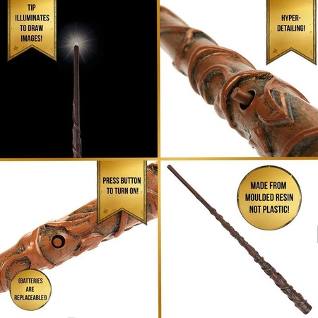 Harry Potter różdżka do malowania światłem - Hermiona - 35 cm