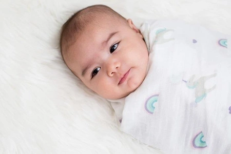 Lulujo Kocyk Muślinowy Jednorożec