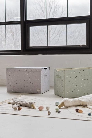 3 Sprouts Pudełko Zamykane Recycled Terrazzo Gray