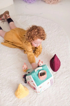 LILLIPUTIENS Zestaw 3 domków dla świnek i wilka 18 m+