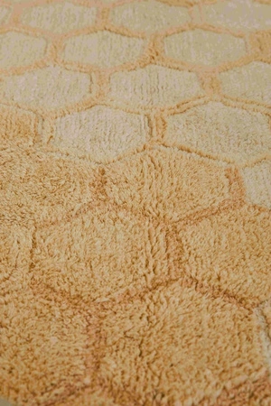 Dywan bawełniany do prania w pralce Sweet Honey, Planet Bee, Lorena Canals